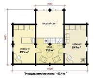 дом брус 82